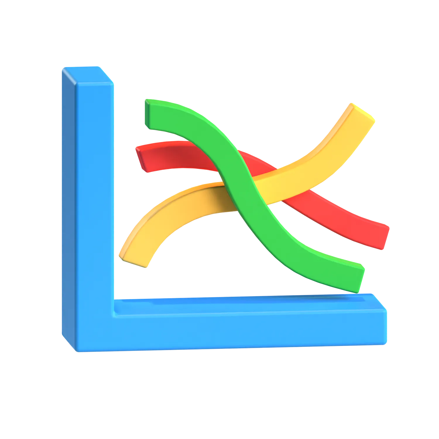 Business growth and results tracking icon