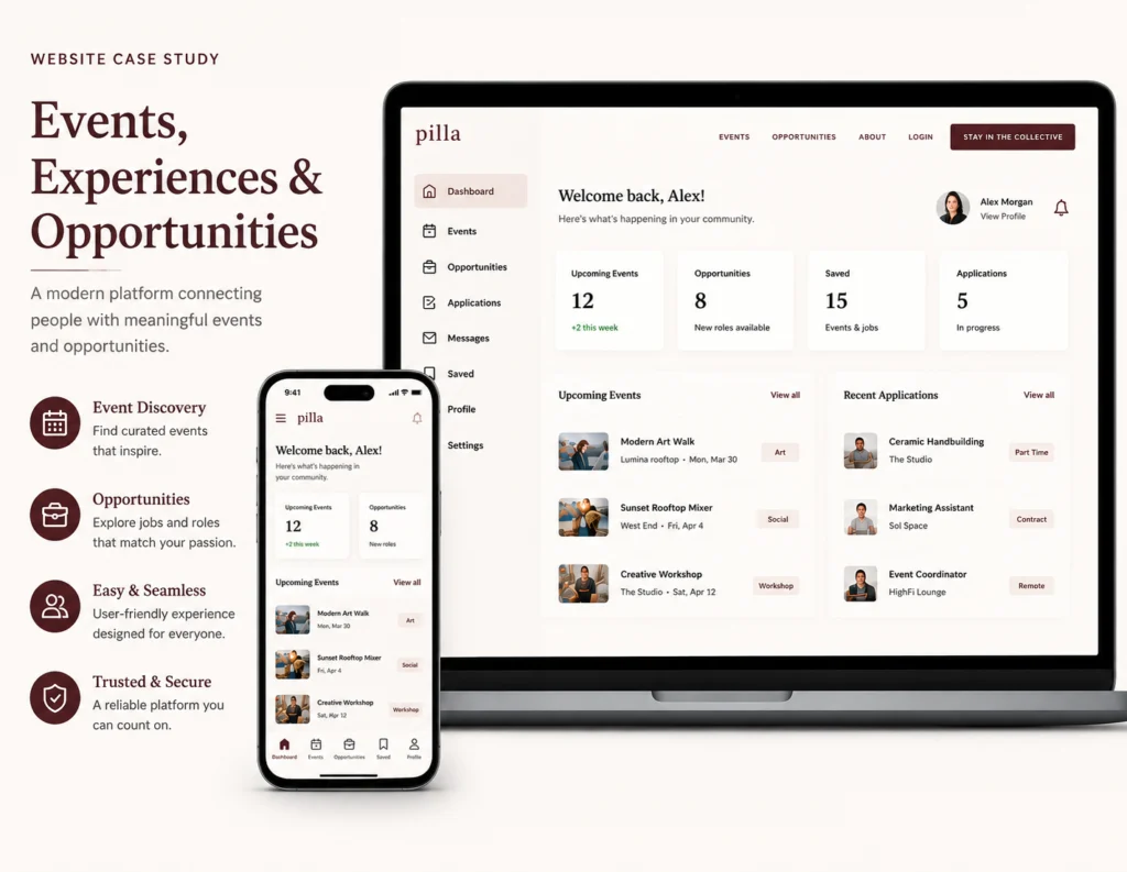 Event Platform Opportunity Web Development