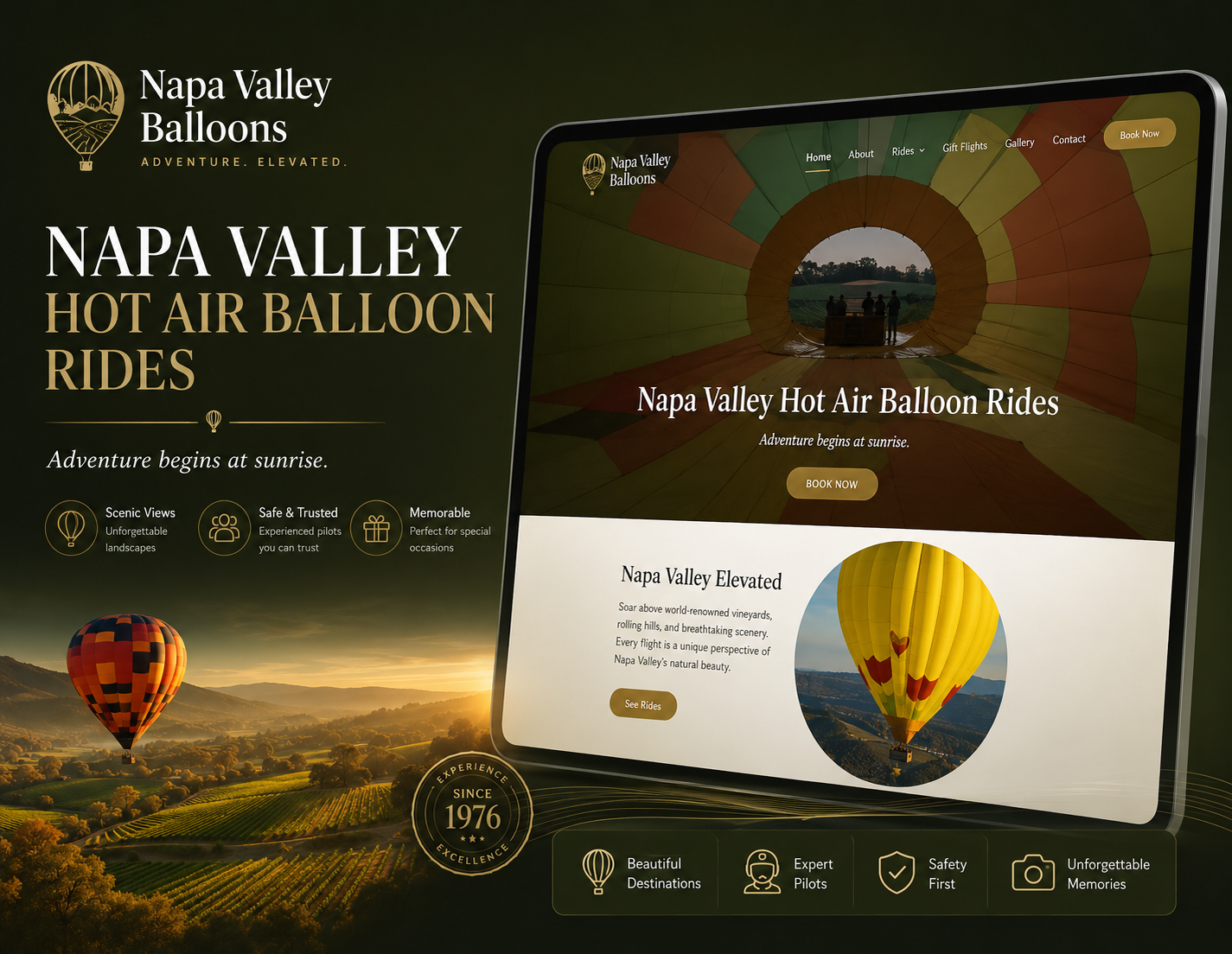 napa valley balloon image