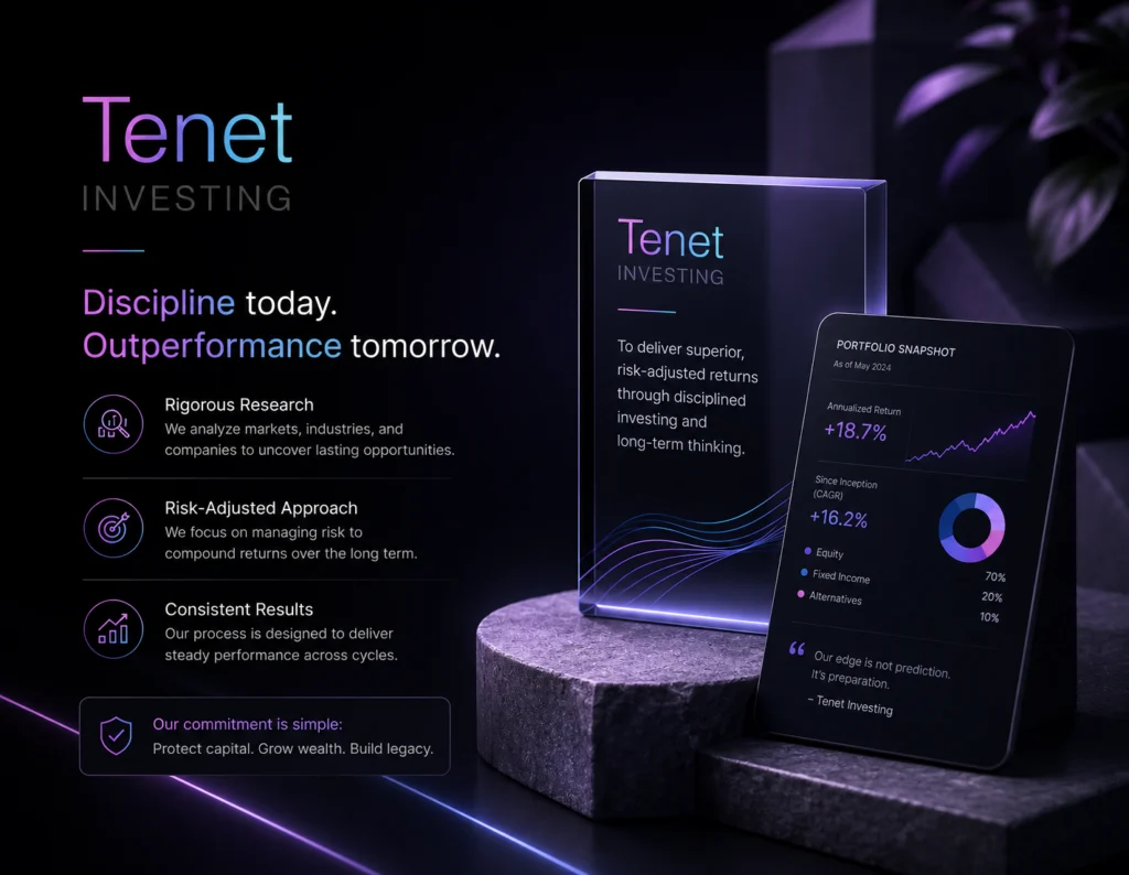 tenet investing try digital solution