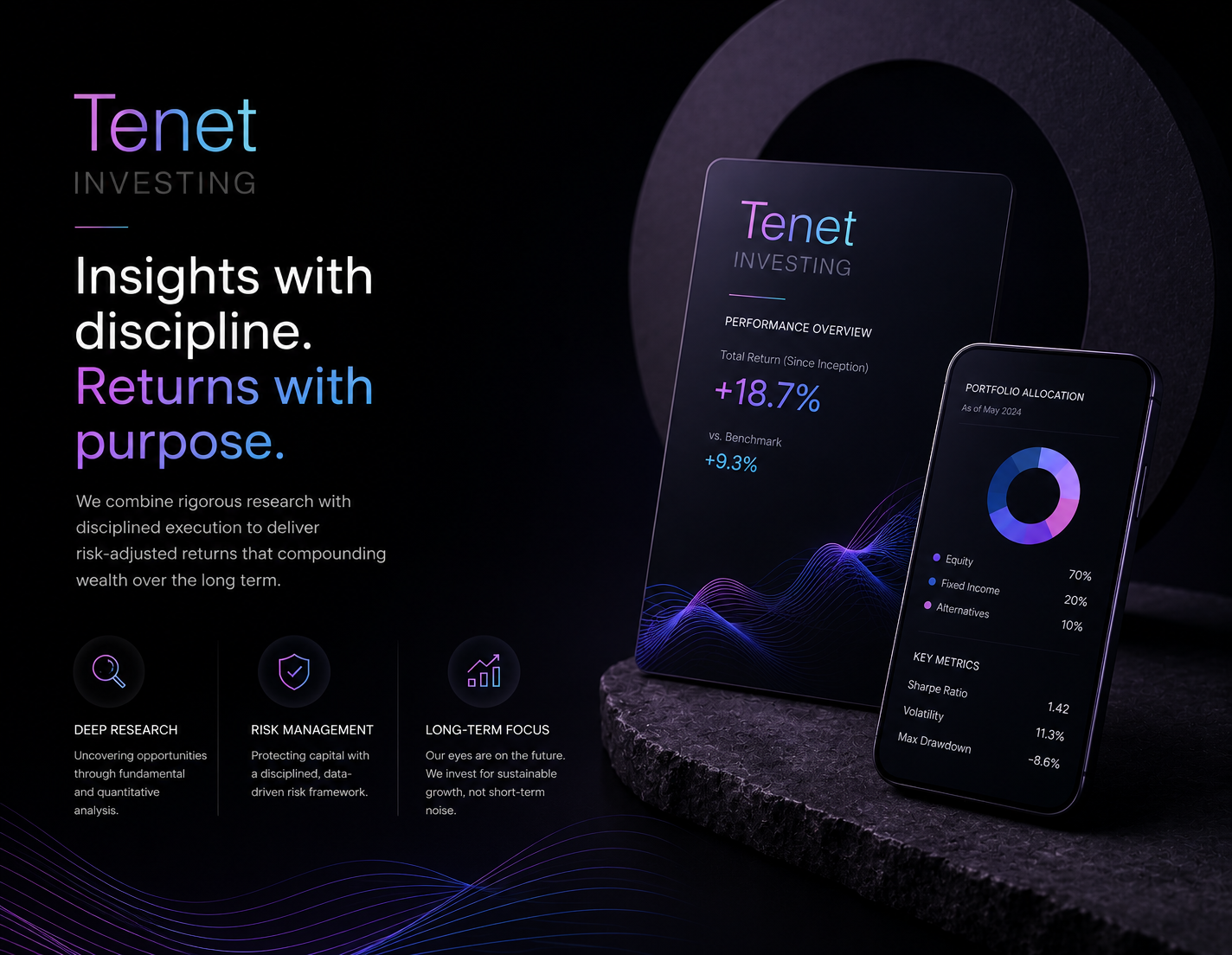 tenet investing try digital solution